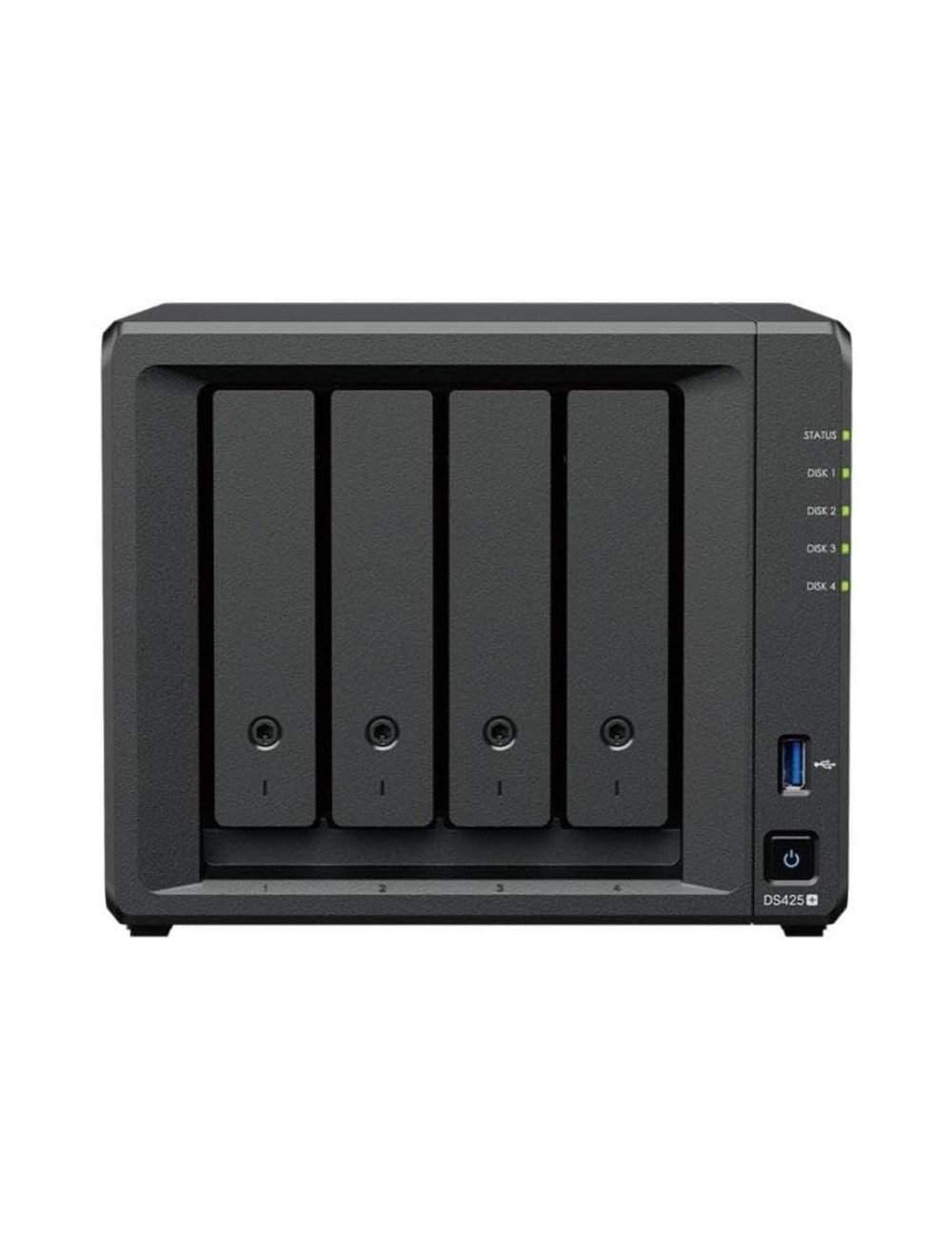 NAS Synology Diskstation DS425+/ 4 Bahías 3.5'- 2.5'/ 2GB DDR4/ Formato Torre