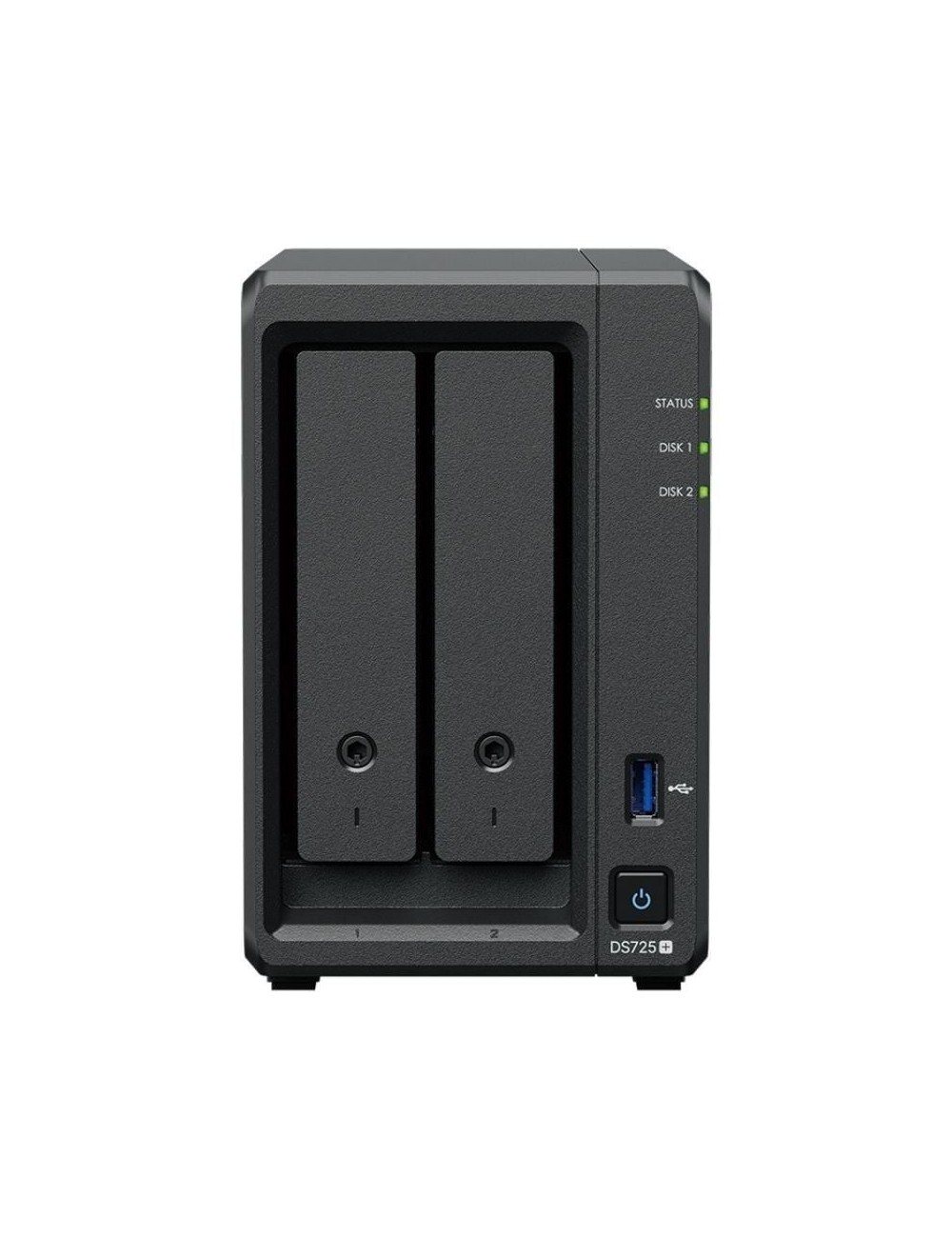 NAS Synology Diskstation DS725+/ 2 Bahías 3.5'- 2.5'/ 4GB DDR4/ Formato Torre