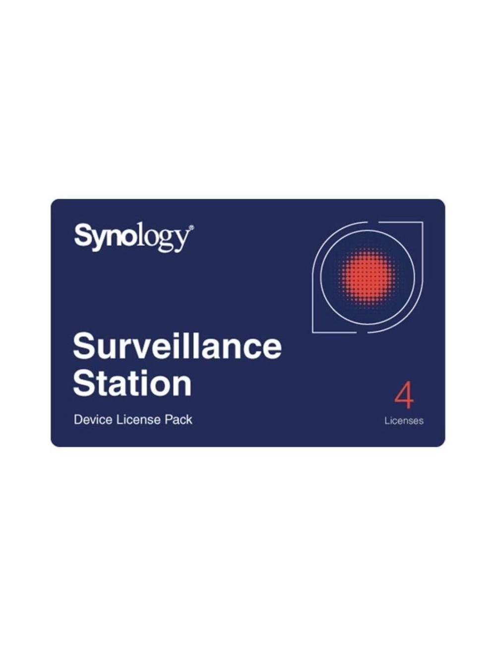 Licencia Física Synology Surveillance Device License Pack/ 4 Dispositivos