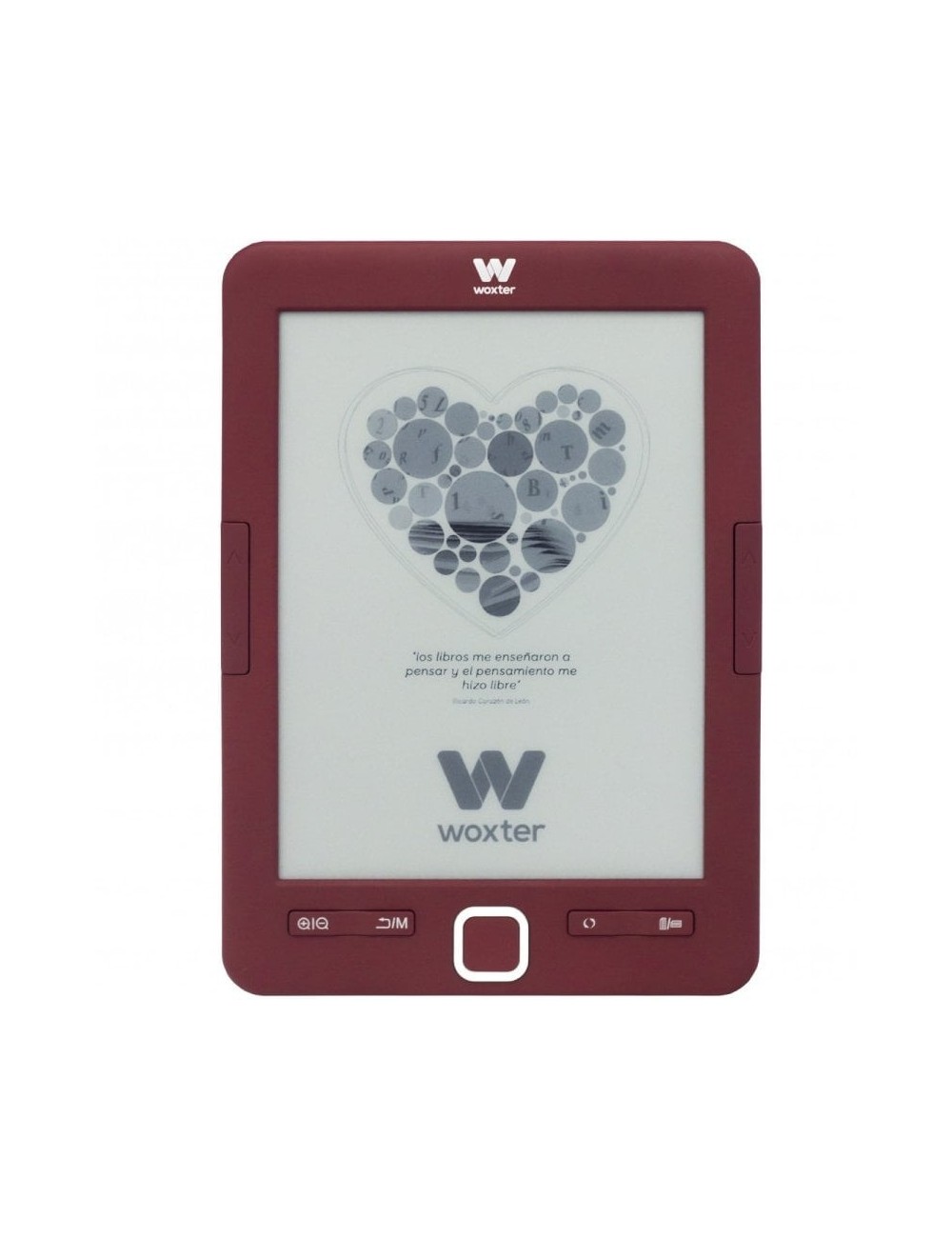 Libro Electrónico Ebook Woxter Scriba 195/ 6'/ Tinta Electrónica/ Rojo