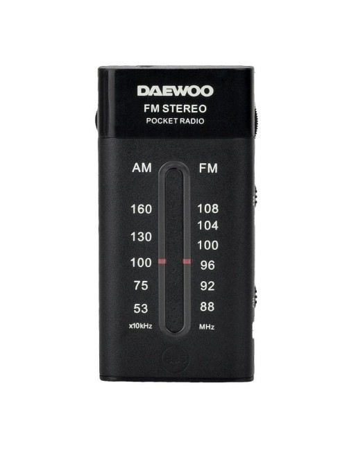 Radio Portátil Daewoo DW1109/ Negra