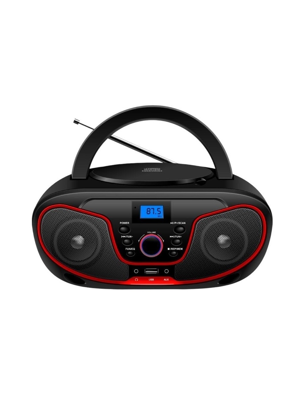 Radio CD Daewoo DW3013/ 4W/ Rojo