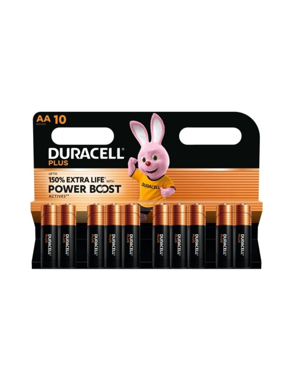 Pack de 10 Pilas AA Duracell Plus Power Boost DPBLR6B10/ 1.5V/ Alcalinas
