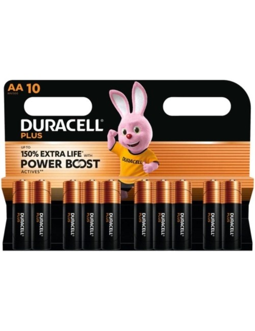 Pack de 10 Pilas AA Duracell Plus Power Boost DPBLR6B10/ 1.5V/ Alcalinas