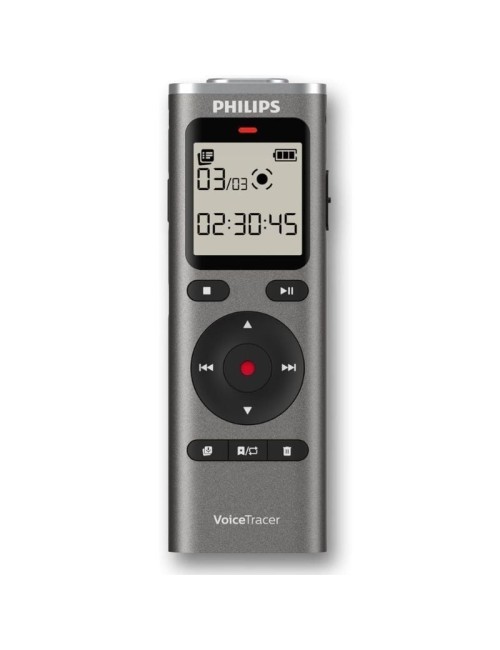 Grabadora de Voz Philips VoiceTracer DVT1170/ 20kHz/ Plata