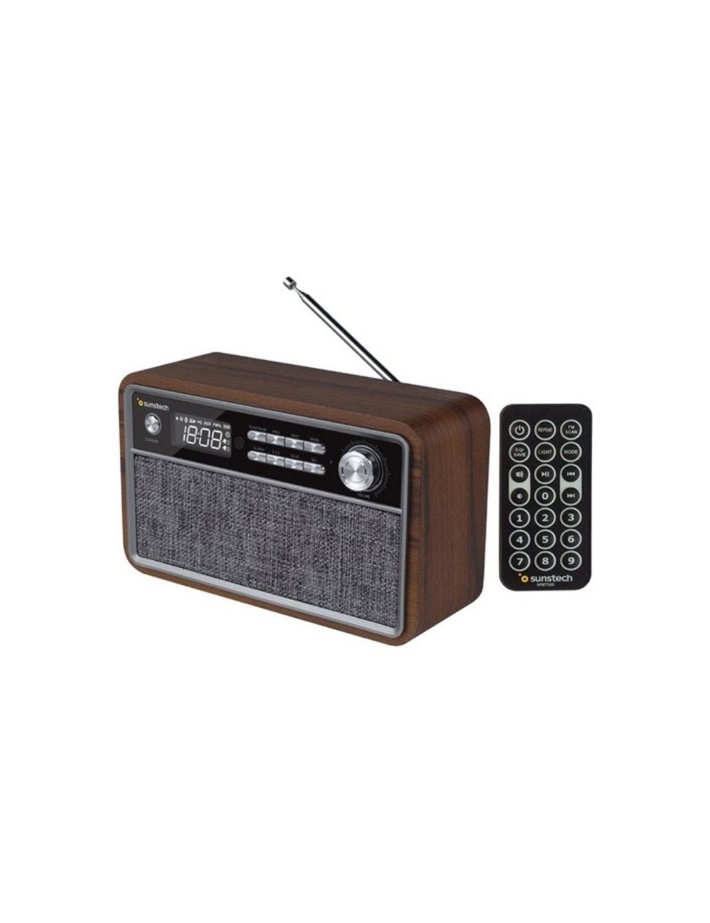 Radio Vintage Sunstech RPBT500/ Madera