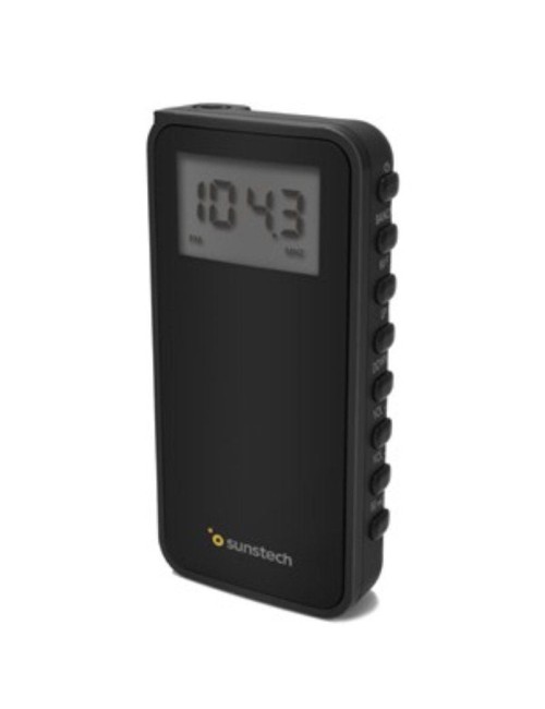 Radio Portátil Sunstech RPD23/ Negro