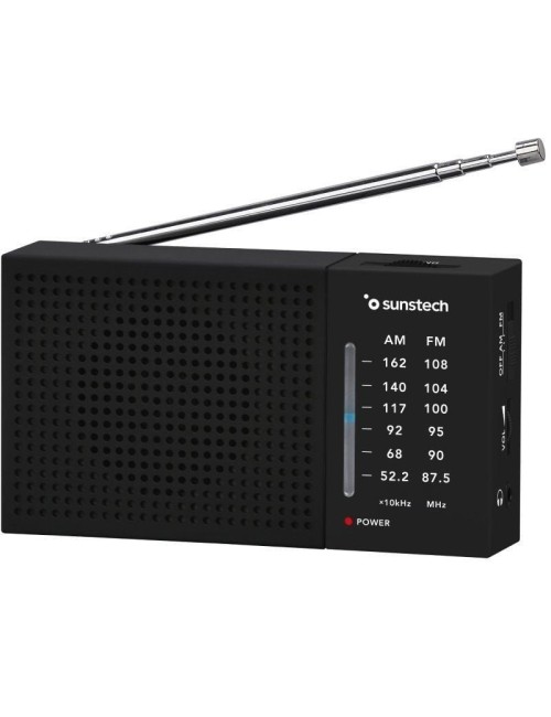 Radio Portátil Sunstech RPS412/ Negra