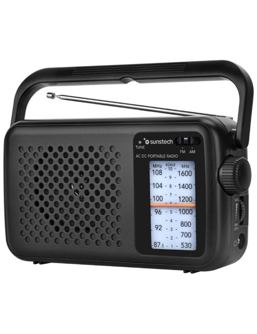 Radio Portátil Sunstech RPS760/ Negra