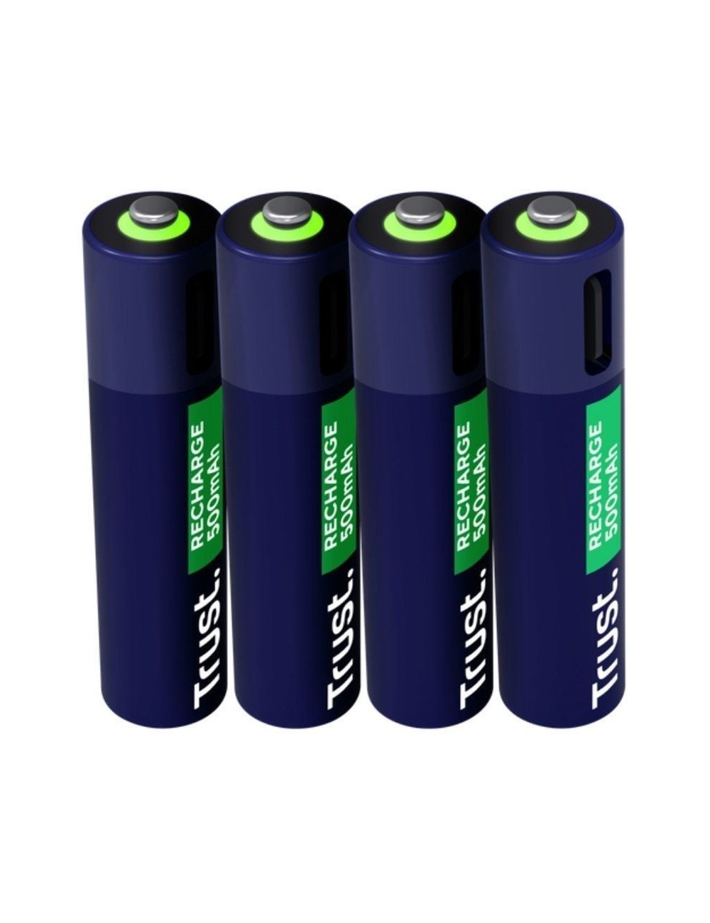 Pack de 4 Pilas AAA Trust 25671/ Recargables