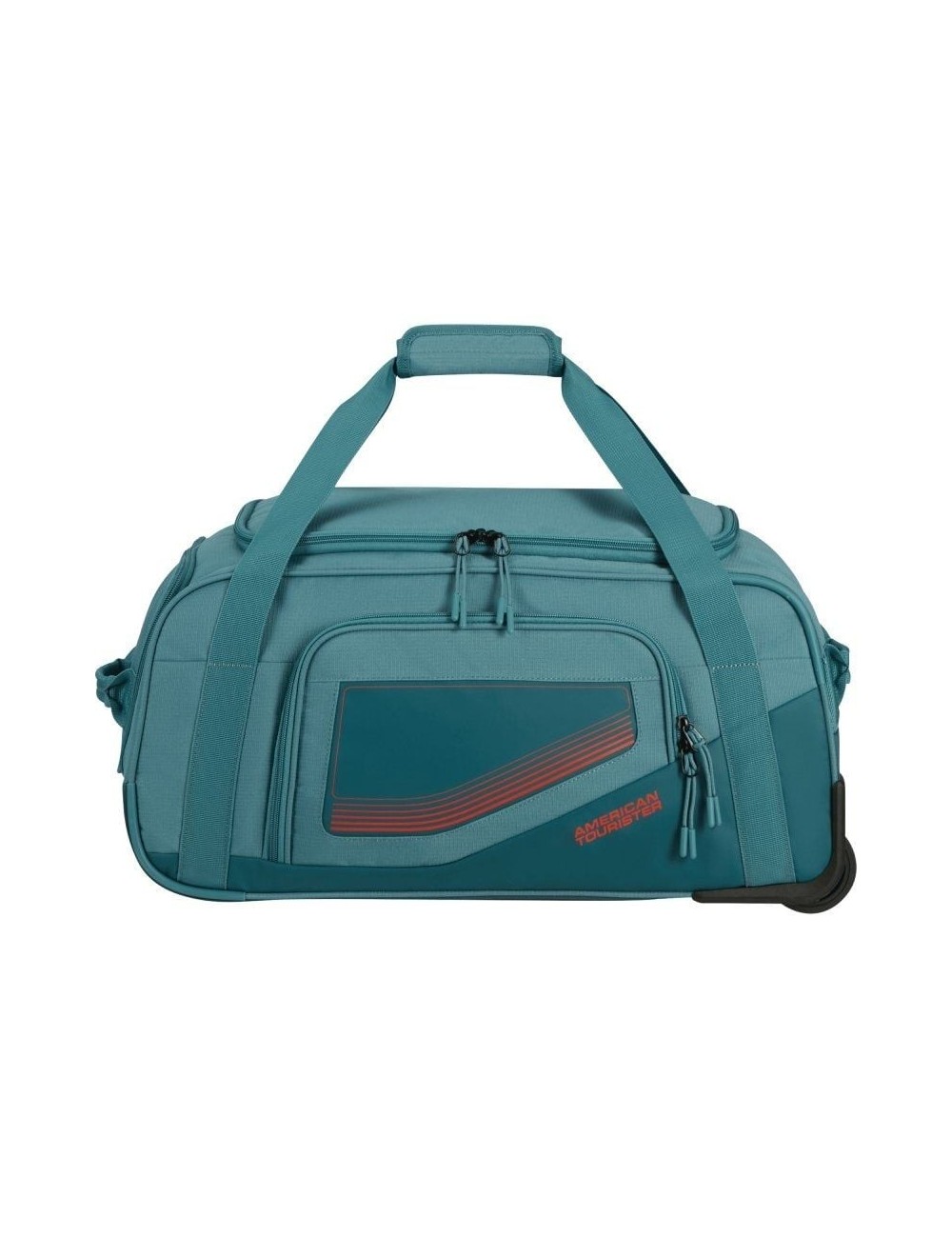 Bolsa de Viaje con Ruedas American Tourister City Racer S/ 55x35x25cm/ 2 Ruedas/ Azul Verdoso