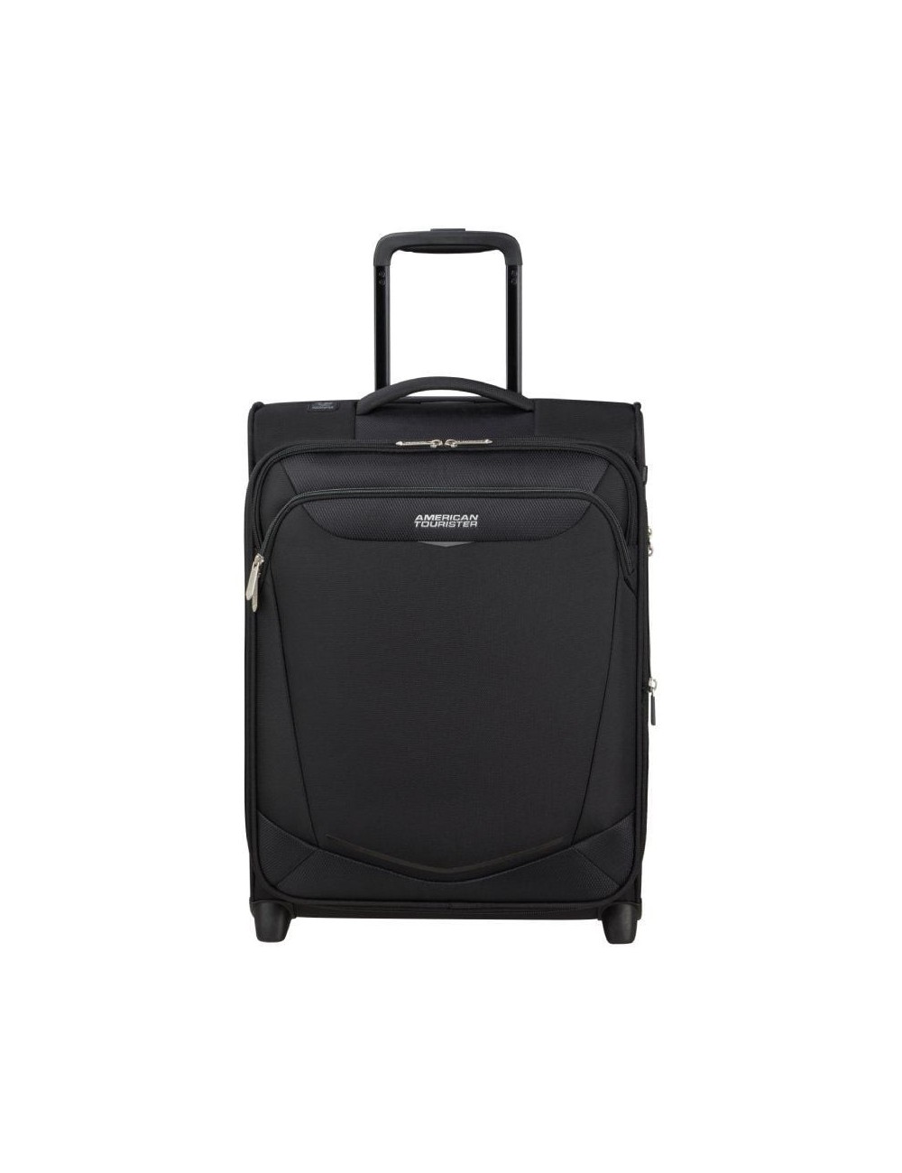 Maleta de Cabina American Tourister Upright SummerRide 55cm/ 55x40x20cm/ 2 Ruedas/ Negra