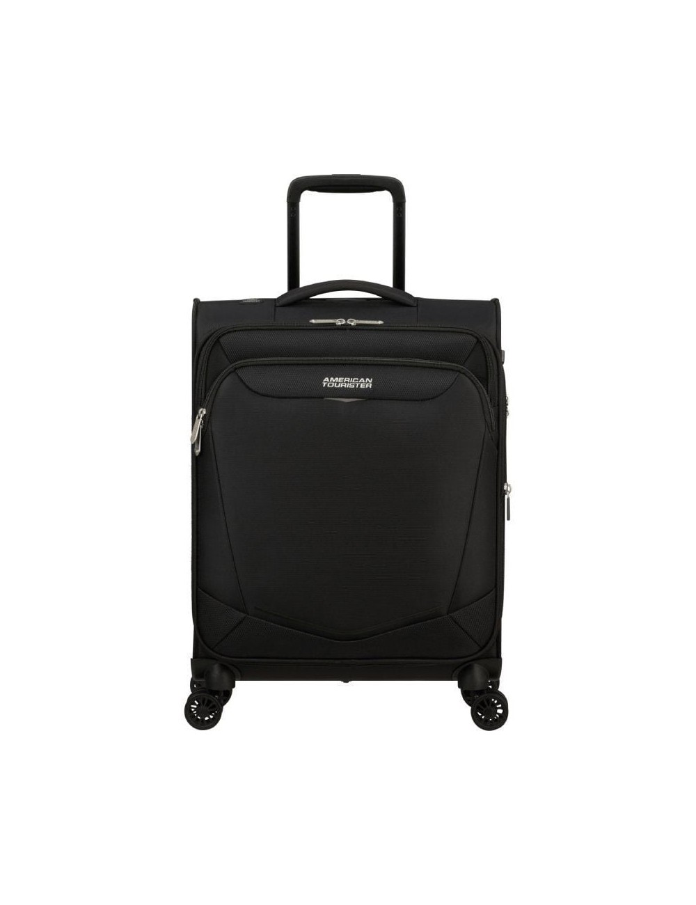 Maleta de Cabina American Tourister SummerRide Spinner 55cm/ 55x40x23cm/ 4 Ruedas/ Negra