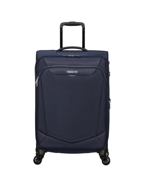 Maleta Mediana American Tourister SummerRide Spinner 69cm/ 69x43x29cm/ 4 Ruedas/ Azul Marino