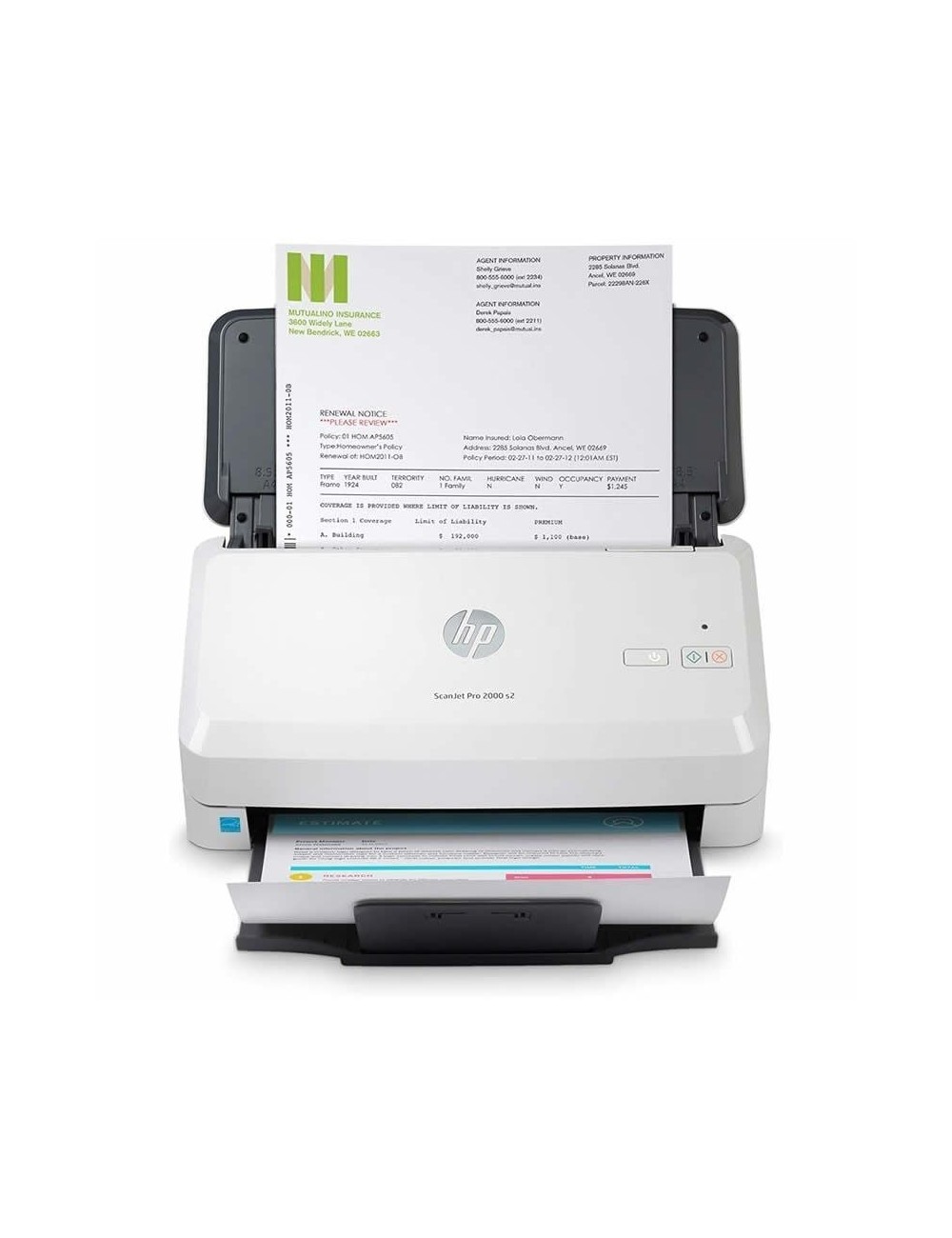 Escáner Documental HP ScanJet Pro 2000 S2 con Alimentador de Documentos ADF/ Doble cara