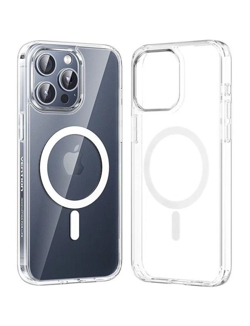 Funda Dura con Magsafe Vention KUAT0-10/ Compatible con iPhone 13/ Transparente
