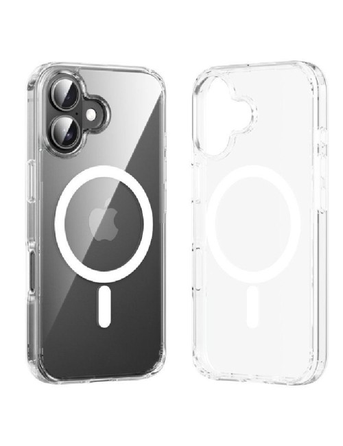 Funda Dura con Magsafe Vention KUGT0-40/ Compatible con iPhone 16 Pro Max/ Transparente