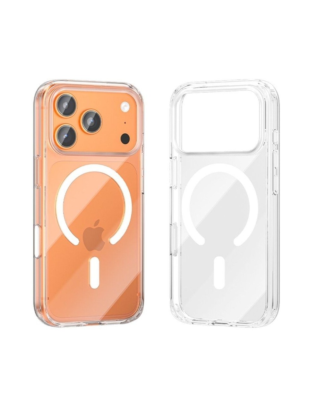 Funda Dura con Magsafe Vention Concise Impact KVBTCB-30/ Compatible con iPhone 17 Pro/ Transparente