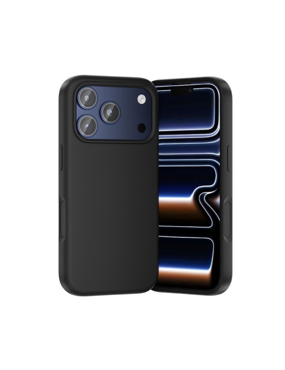 Funda Silicona con Magsafe Vention KVCBCB-30/ Compatible con iPhone 17 Pro/ Negra