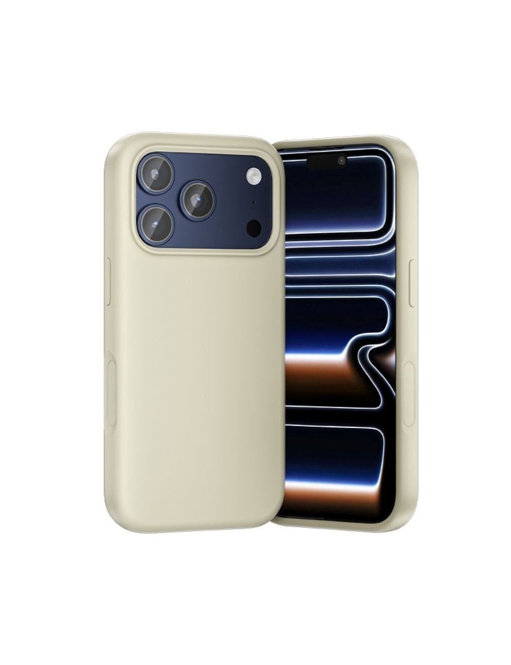 Funda Silicona con Magsafe Vention KVCNCB-30/ Compatible con iPhone 17 Pro/ Beige