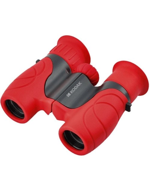 Prismáticos Kodak BCS100/ Zoom 8X/ 21mm/ Rojos