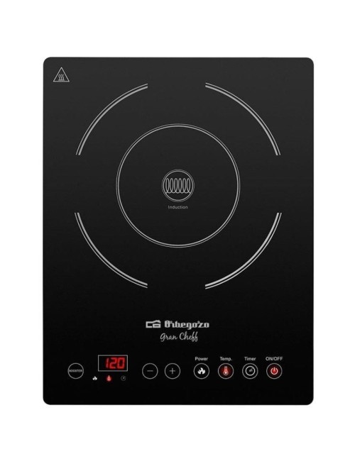 Placa de Inducción Orbegozo PIC 2000/ 1 placa de 300mm/ 2000W