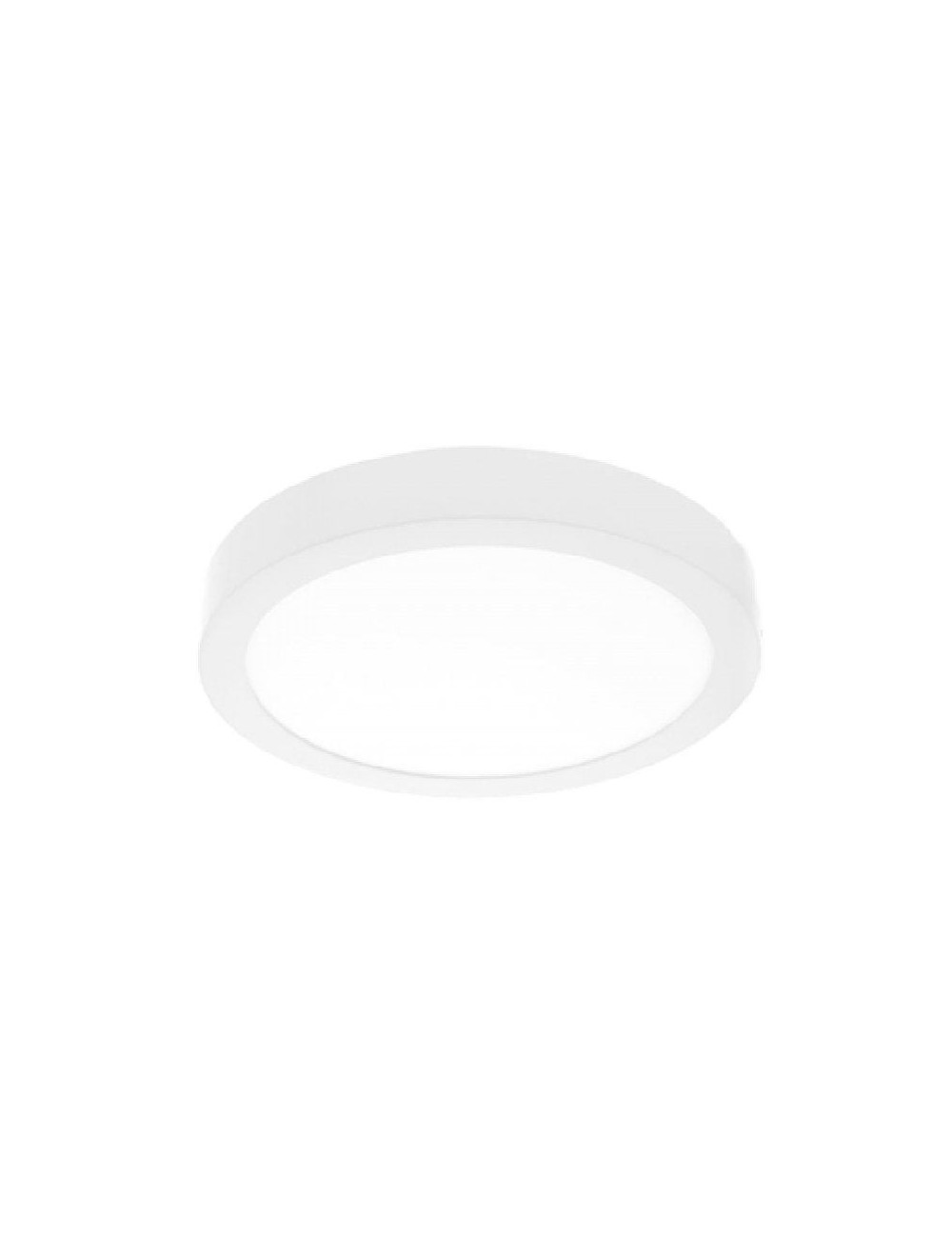 Downlight Iglux SUP-102307-FB V2/ Circular/ Ø120 x 35mm/ Potencia 7W/ 570 Lúmenes/ 6000ºK/ Blanco