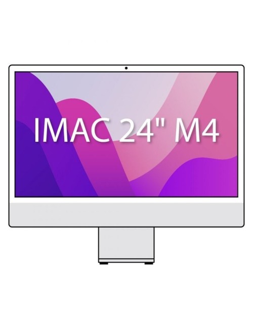 Apple iMac 24' Retina 4,5K / M4 10-Core CPU/ 16Gb/ 512Gb SSD/ 10-Core GPU/ Plata