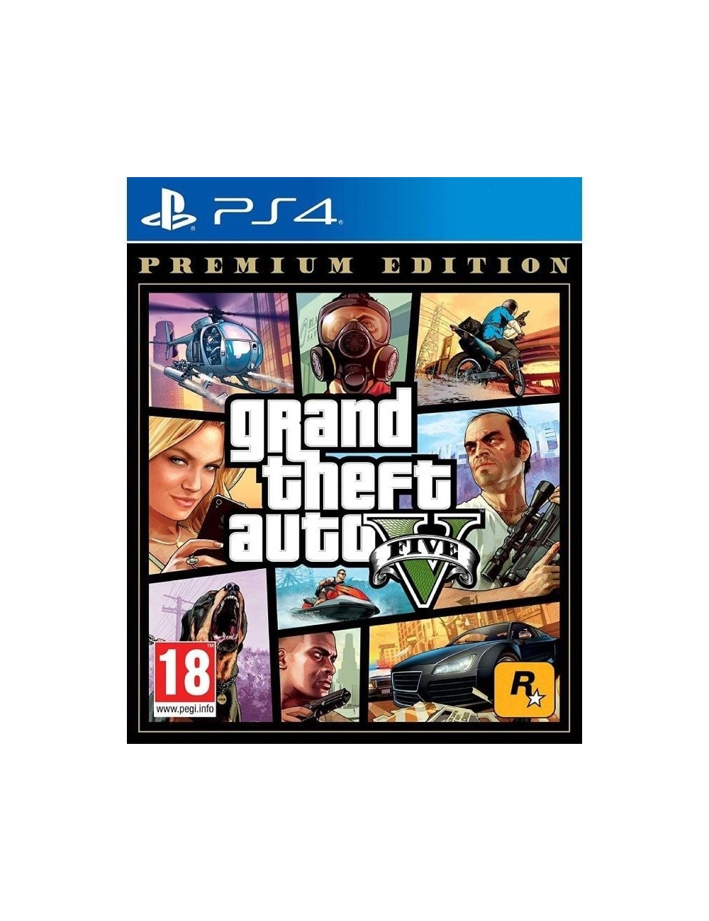 Juego para Consola Sony PS4 Grand Theft Auto V Edición Premium