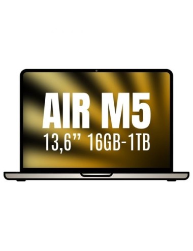 Apple Macbook Air 13,6'/ M5 10-Core CPU/ 16GB/ 1TB SSD/ 10-Core GPU/ Blanco Estrella