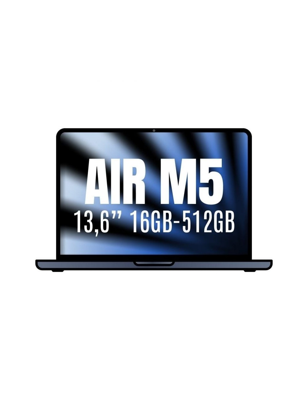 Apple Macbook Air 13,6'/ M5 10-Core CPU/ 16GB/ 512GB SSD/ 8-Core GPU/ Medianoche
