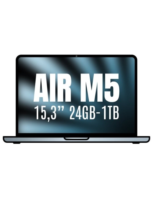Apple Macbook Air 15,3'/ M5 10-Core CPU/ 24GB/ 1TB SSD/ 10-Core GPU/ Azul