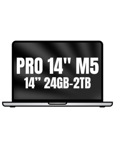 Apple Macbook Pro 14'/ M5 Pro 18-Core CPU/ 24GB/ 2TB SSD/ 20-Core GPU/ Plata