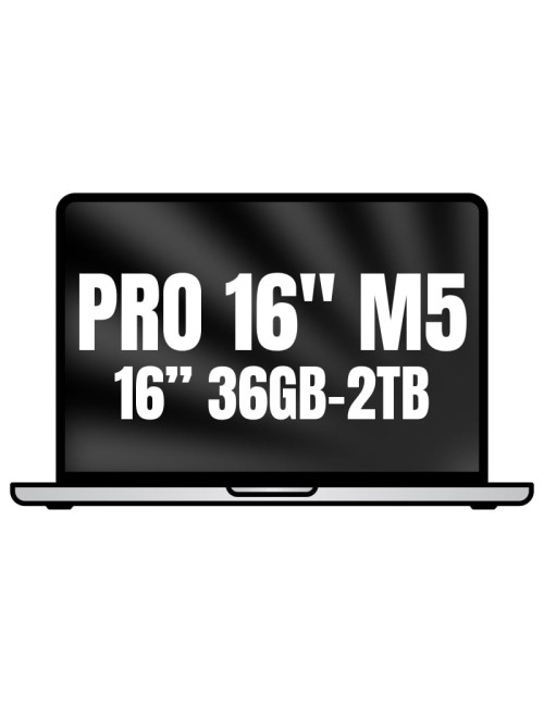 Apple Macbook Pro 16'/ M5 Max 18-Core CPU/ 36GB/ 2TB SSD/ 32-Core GPU/ Plata
