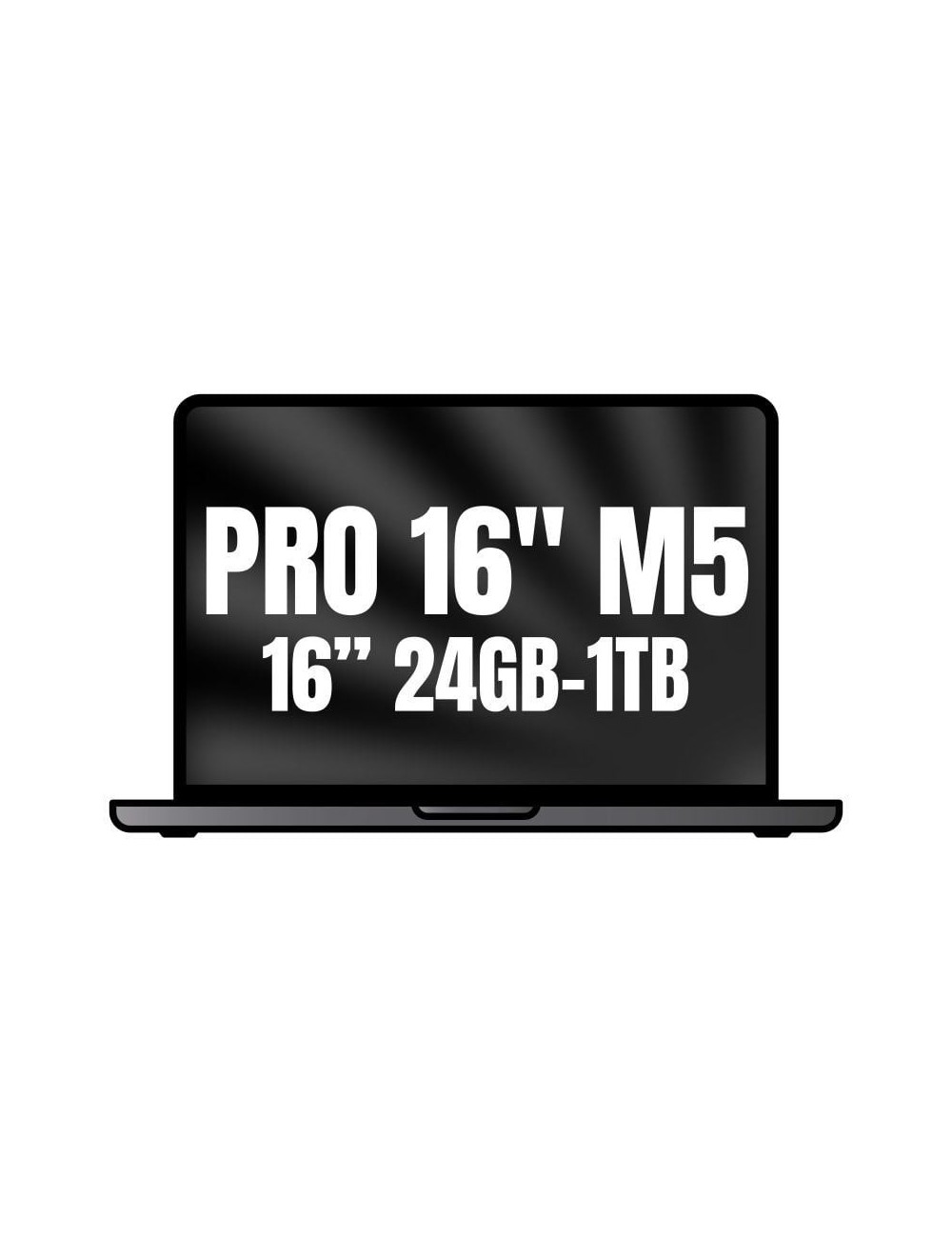 Apple Macbook Pro 16'/ M5 Pro 18-Core CPU/ 24GB/ 1TB SSD/ 20-Core GPU/ Negro Espacial