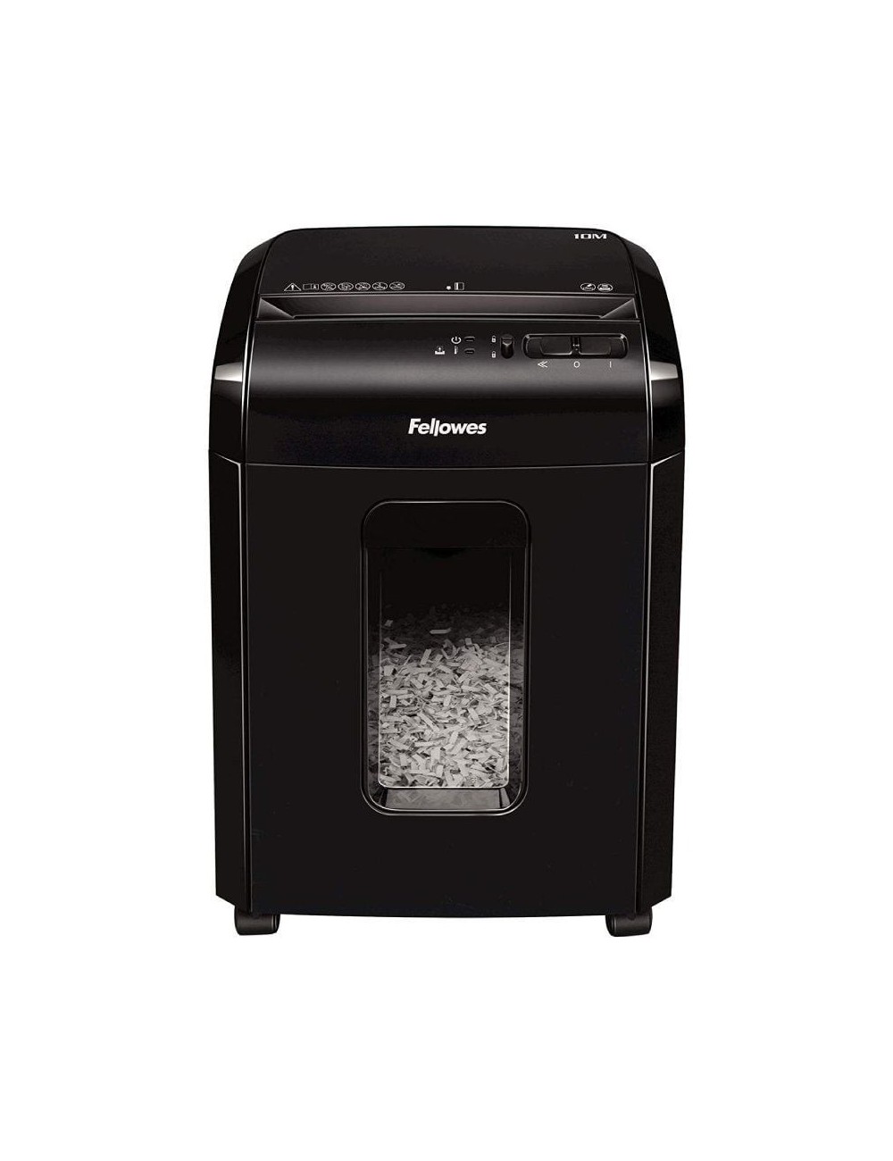 Destructora Fellowes 10M/ Corte en Partículas de 2 x 12mm/ Negra
