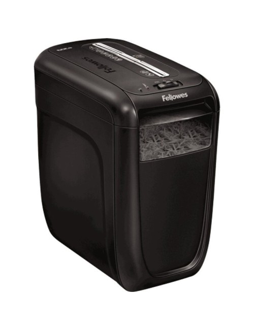 Destructora Fellowes 60CS/ Corte en Partículas de 4 x 40mm/ Negra