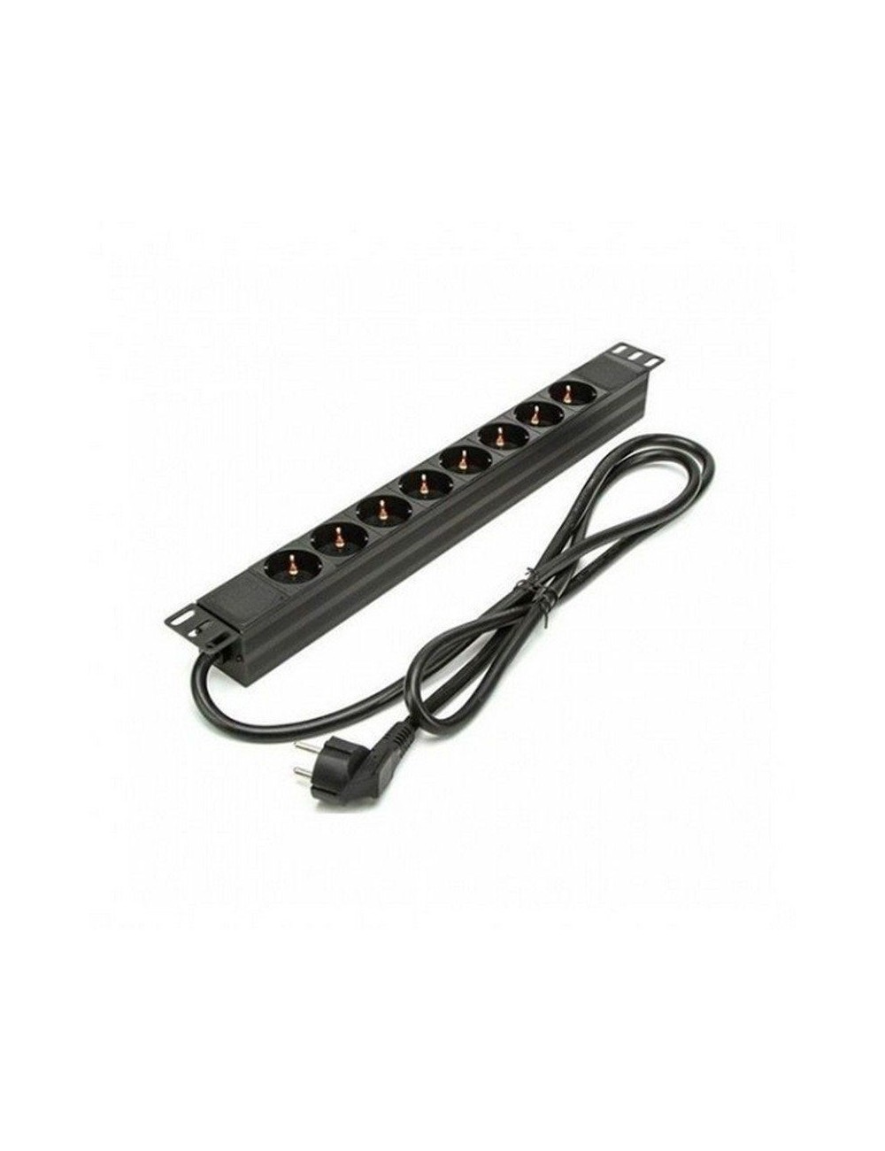 Regleta Phasak BNS 3518/ 8 Tomas de Corriente/ Cable 1.5m/ Negro