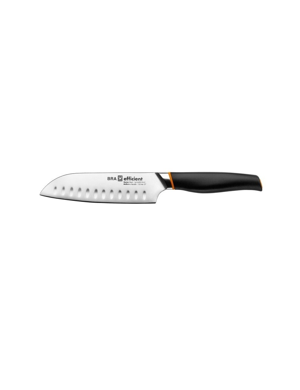 Cuchillo Santoku Bra Efficient A198003/ Hoja 130mm/ Acero inoxidable