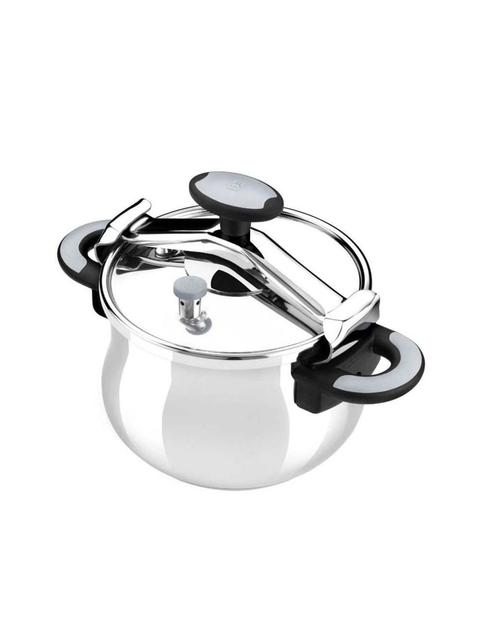 Olla a Presión Bra New Star A185501/ Ø22cm/ 4.5L/ Acero Inoxidable/ Apta para Inducción