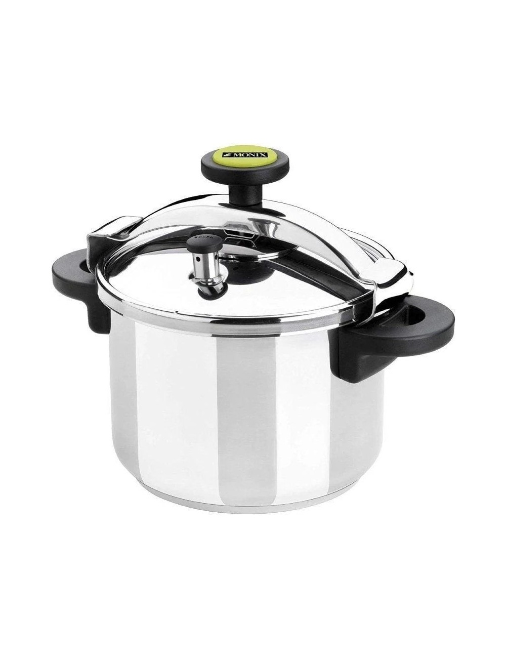 Olla a Presión Monix Classica M530001/ Ø22cm/ 4L/ Acero Inoxidable/ Apta para Inducción