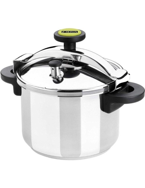 Olla a Presión Monix Classica M530002/ Ø22cm/ 6L/ Acero Inoxidable/ Apta para Inducción