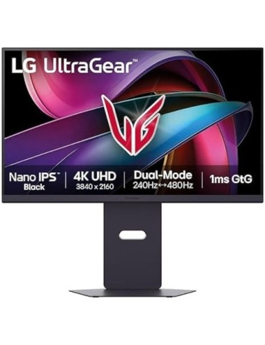 Monitor Gaming LG UltraGear 27G850A-B 27'/ 4K/ 1ms/ 240Hz/ IPS/ Regulable en altura/ Morado Grisáceo