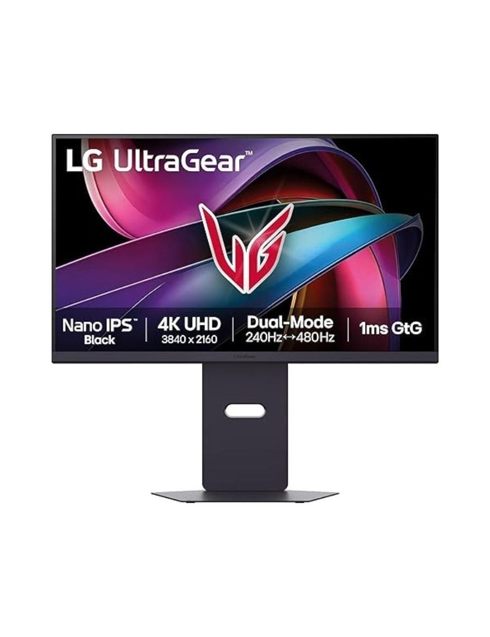 Monitor Gaming LG UltraGear 27G850A-B 27'/ 4K/ 1ms/ 240Hz/ IPS/ Regulable en altura/ Morado Grisáceo