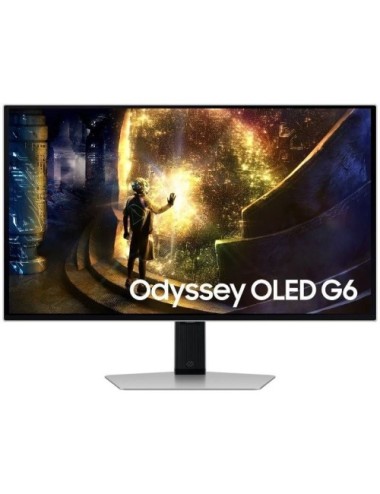 Smart Monitor Gaming Samsung OLED Odyssey G6 S27DG610SU 27'/ QHD/ 0.03ms/ 240Hz/ VA/ Regulable en altura/ Smart TV/ Plata