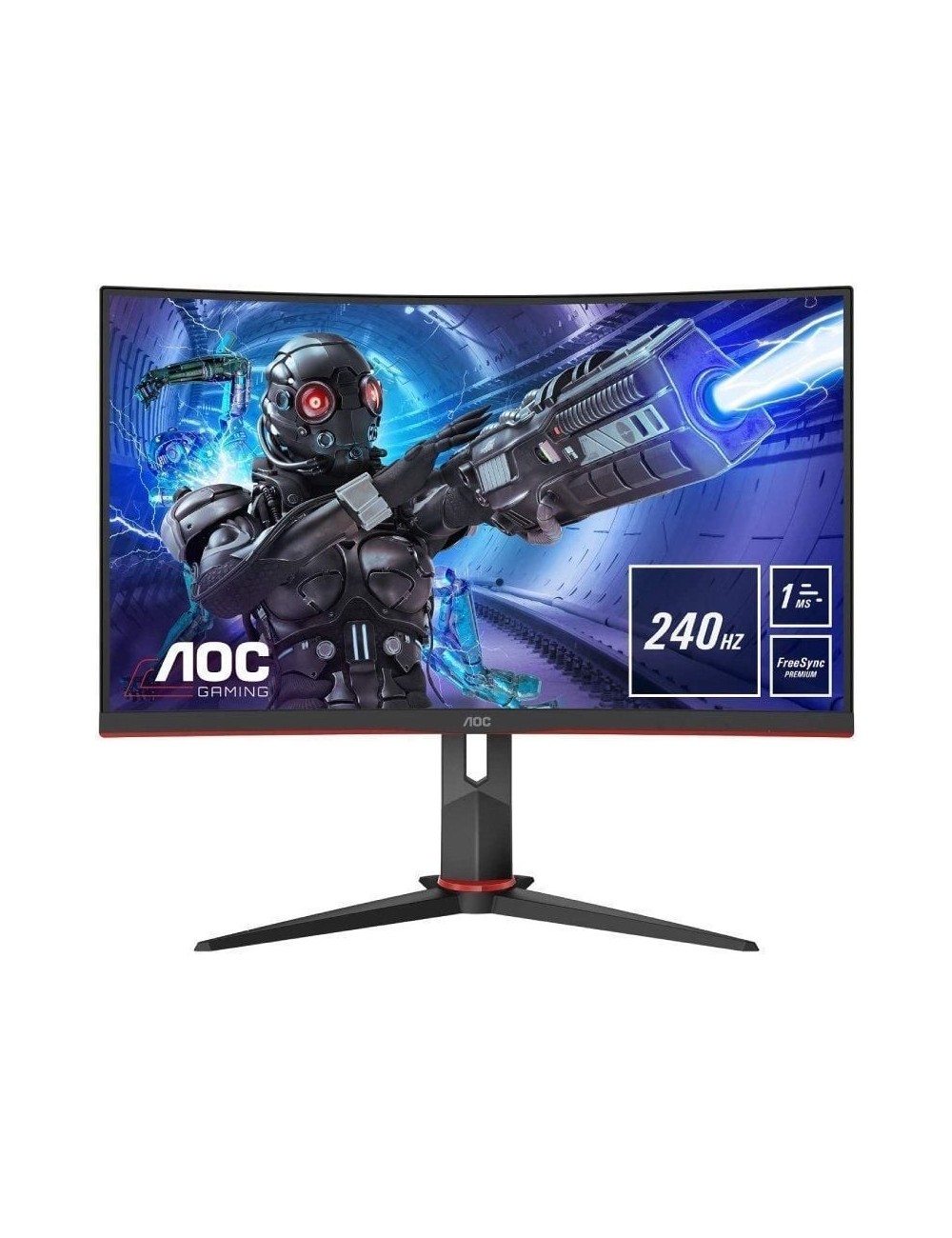 Monitor Gaming Curvo AOC C32G2ZE 31.5'/ Full HD/ 1ms/ 240Hz/ VA/ Negro