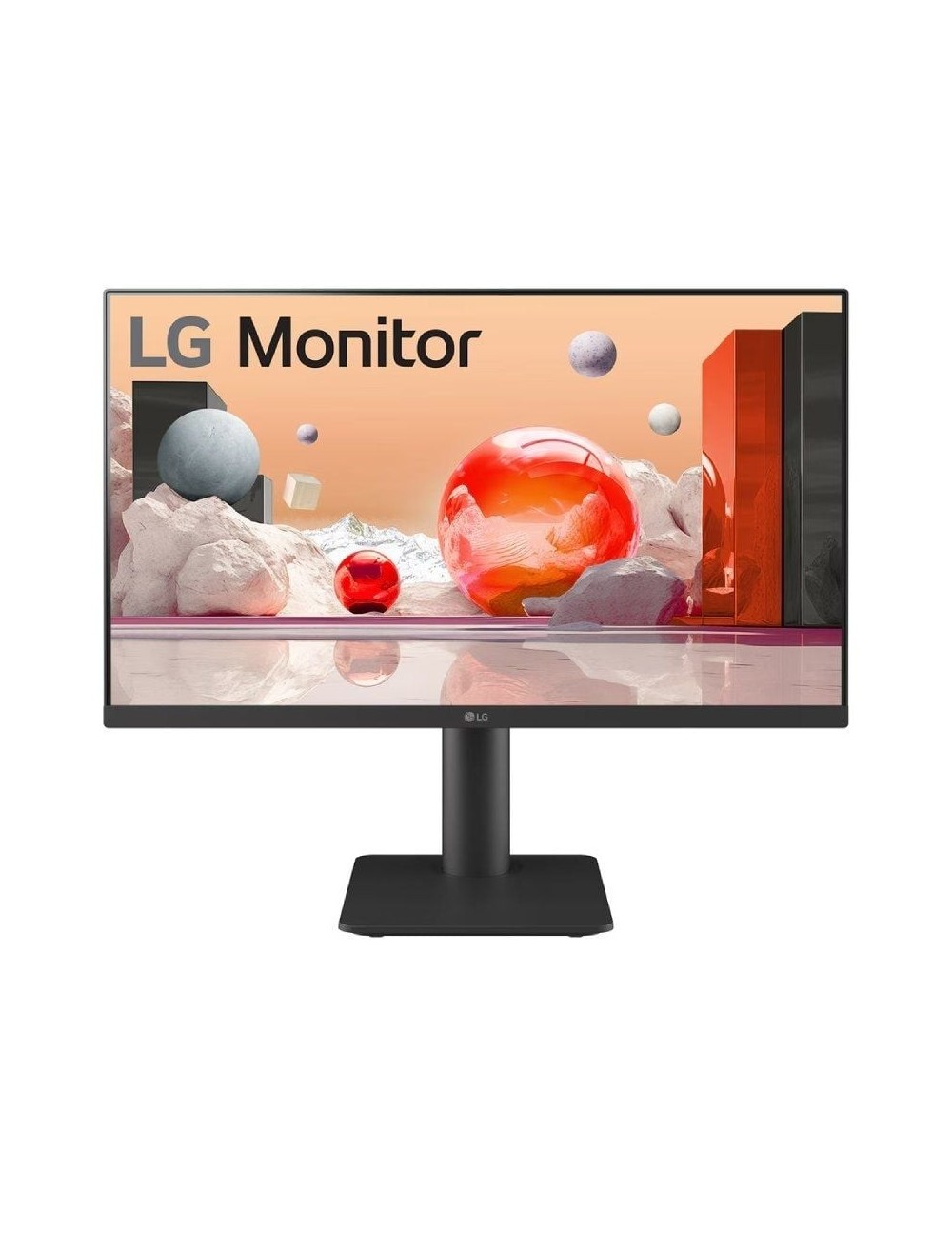 Monitor LG 25MS550-B 24.5'/ Full HD/ Multimedia/ Regulable en altura/ Negro
