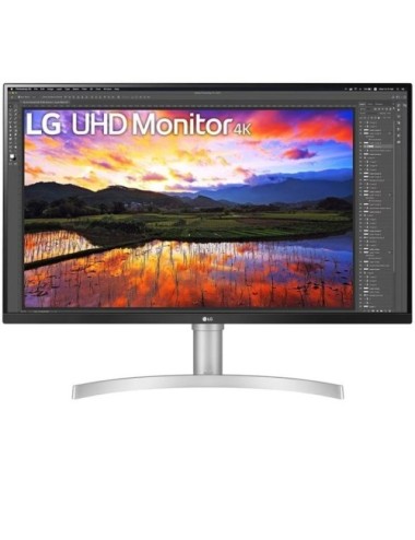 Monitor Profesional LG 32UN650K-W 31.5'/ 4K/ Multimedia/ Regulable en altura/ Blanco
