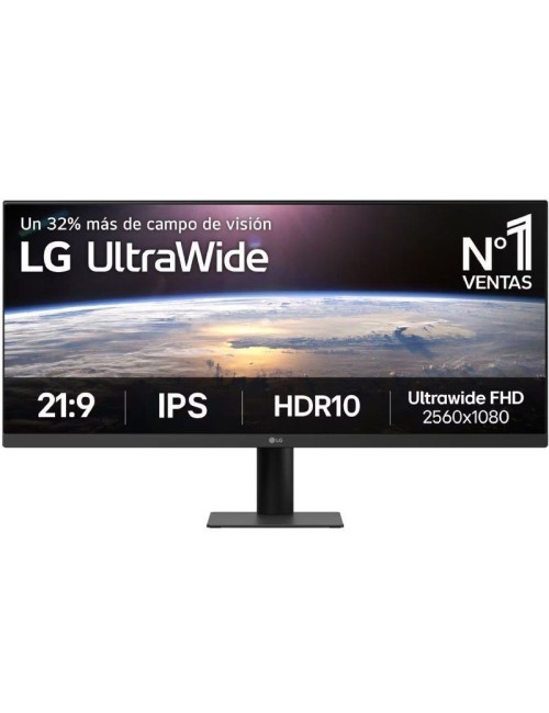 Monitor Profesional Ultrapanorámico LG UltraWide 34U511A-B 34'/ UWFHD/ Negro