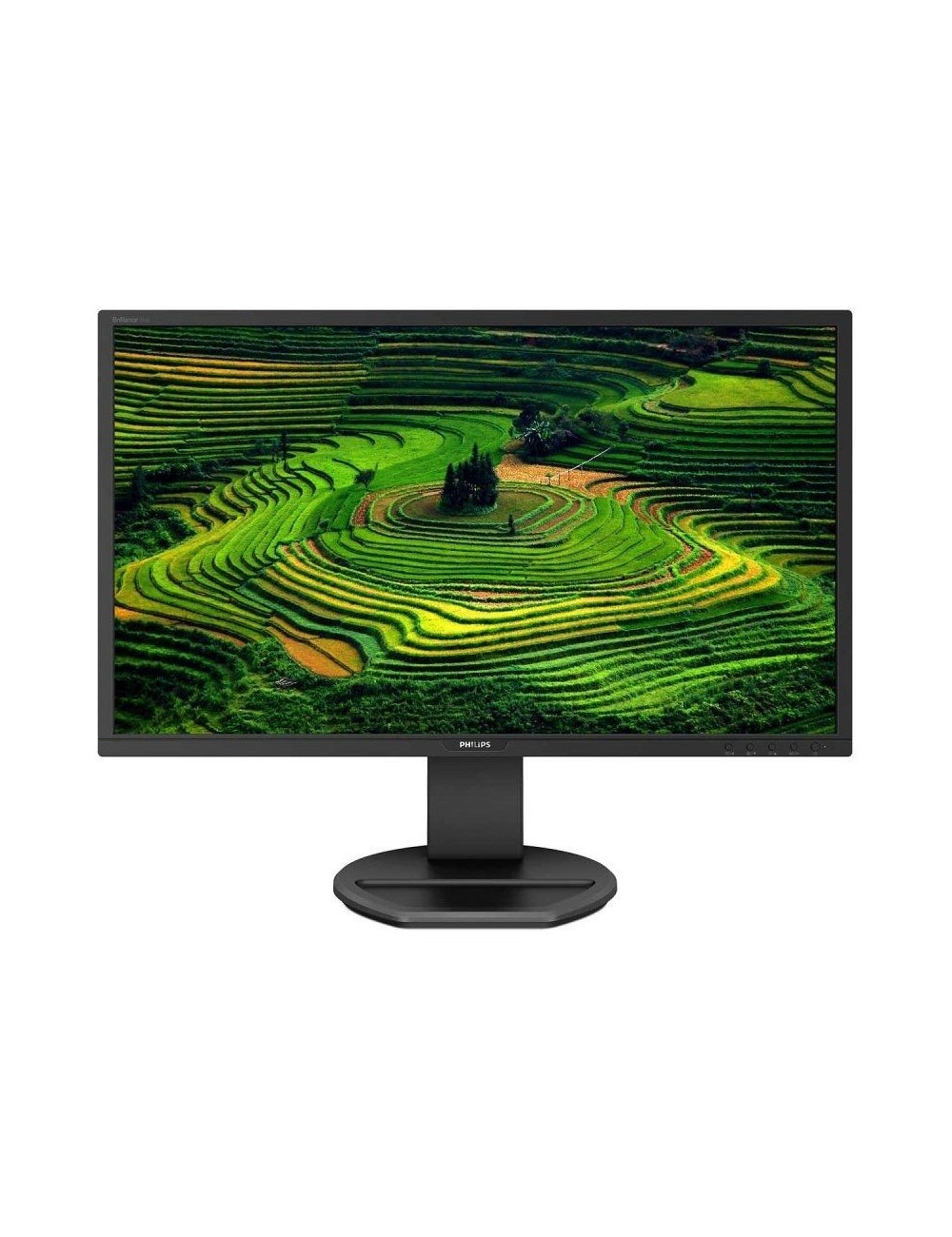 Monitor Profesional Philips 221B8LJEB 21.5'/ Full HD/ Multimedia/ Regulable en altura/ Negro